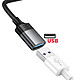 Acheter Swissten Adaptateur OTG iPhone Lightning Mâle vers USB Femelle Noir