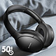 Acheter Swissten Casque Bluetooth ANC Étanche IP44 Arceau Pliable avec Coussinets Noir