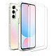 Evetane Coque Samsung Galaxy A56 Antichoc coins renforces Silicone + 2 Vitres en verre trempe Protection ecran Coque Samsung Galaxy A56 Antichoc coins renforces Silicone + 2 Vitres en verre trempe Protection ecran
