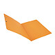 Acheter EXACOMPTA Chemise à élastique sans rabat carte lustrée 355gm2 - A4 - Orange x 10