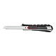 WEDO Cutter 2-en-1, lame: 9 mm, noir/rouge Cutter