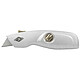 WEDO Cutter de sécurité ALU, lame trapèze, argent Cutter