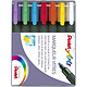 PENTEL Pochette de 7 Marqueurs craie WET ERASE CHALK MARKER SMW26 Marqueur craie