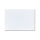 HERLITZ Paquet de 100 Fiches bristol 170g A5 148x210 mm Lignées Blanc Fiche Bristol
