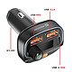 Avis Swissten Transmetteur FM Bluetooth 5.3 Charge rapide 15.5W RGB et lecture MP3 Noir