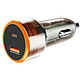 Bwoo Chargeur Voiture 38W Double Port USB-C et USB Charge Rapide Compact Transparent Chargeur voiture USB + USB-C de Bwoo pour charger 2 appareils en déplacement