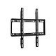 Avizar Support Mural Fixe pour TV Standard 26" à 63" Compatible VESA 50kg en Acier Noir Convient à tous les téléviseurs de 23 à 63 pouces respectant les normes VESA 75 à 400 mm