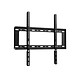 Avizar Support Mural Fixe pour TV Standard 40" à 80" Compatible VESA 70kg en Acier Noir Convient à tous les téléviseurs de 40 à 80 pouces respectant les normes VESA 75 à 600 mm