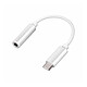 Acheter Partel Adaptateur Audio USB-C vers Jack 3.5mm Femelle Compact / BULK Blanc / Argent