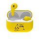 Pokemon Écouteurs TWS sans Fil Bluetooth 5.3 avec Étui Design Pikachu Jaune Connexion Bluetooth 5.3 stable jusqu'à 10 m avec appairage automatique