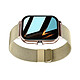 Avis Avizar Montre Connectée Balnéo Écran 1,69" Bluetooth 5.1 IP67 Bracelet Acier Dorée