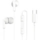 Grab 'N Go Écouteurs Filaires Intra-Auriculaires USB-C avec Micro et Télécommande Blanc Connecteur USB-C universel pour une large compatibilité avec smartphones, tablettes, PC