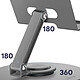 Avis wiwu Support Bureau Ordinateur Tablette Smartphone Réglable Base Antidérapante Gris