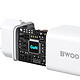 Avis Bwoo Chargeur Secteur Rapide 30W GaN USB-C Câble 60W 1m Blanc
