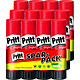PRITT Pack Eco de 4 Bâtons de colle 22g Naturelle sans solvant x 3 Bâton de colle