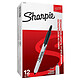 SHARPIE Marqueur permanent RT rétractable pointe ogive noir x 12 Marqueur permanent
