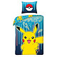 Pokémon - Parure de lit Pikachu 140 x 200 cm / 70 x 90 cm Parure de lit Pokémon Pikachu 140 x 200 cm / 70 x 90 cm.