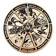 Dungeons & Dragons - Pin's Alignment Spinner 24k Gold Plated Limited Edition pas cher