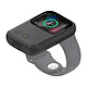 3mk Coque Batterie Induction pour Apple Watch 40mm et 41mm Silicone Autonomie 15h Noir - La coque amplifie l'autonomie en offrant 15?h supplémentaires pour tenir toute la journée