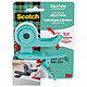 SCOTCH Dévidoir de ruban adhésif Clip & Twist, turquoise Dévidoir