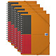 OXFORD MEETINGBOOK B5 160P 90g lignée 6MM couverture polypro x 5 Cahier