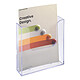 EXACOMPTA Distributeur de prospectus vertical A5 - Cristal pas cher