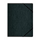 HERLITZ 5 x chemise easyorga, A4, carton Colorspan, noir Chemise à rabat