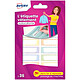 AVERY Sachet de 36 étiquettes vêtements génériques - 45 x 13 mm Etiquette scolaire