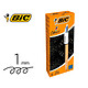 BIC Stylo-bille bic 4 couleurs festif retractable rechargeable pointe moyenne corps blanc/doré x 12 Stylo à bille