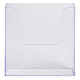 EXACOMPTA Distributeur de prospectus vertical A5 - Cristal Présentoire mural