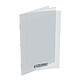 CONQUÉRANT Cahier conquérant polypro agrafé 24x32 cm 140P 90G grands carreaux incolore Cahier
