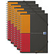 OXFORD MEETINGBOOK B5 160P 90g petits carreaux couverture polypro x 5 Cahier