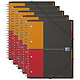 OXFORD Organiserbook A4+ 160 pages petits carreaux x 5 Cahier