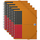 OXFORD MEETINGBOOK A5+ 90g lignée 6mm couverture polypro x 5 Cahier