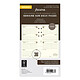 FILOFAX Semaine sur deux pages Horizontal cotton cream- français - Personal - 2026 Recharge Filofax