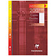 CLAIREFONTAINE Etui de 200 Pages Copies doubles perforées 21x29,7 Q.5x5 + marge Blanc Copies doubles