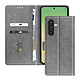 Avizar Étui Portefeuille pour Galaxy A56 / A36 Chesterfield avec Fonction Support Gris pas cher
