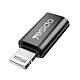 Acheter Yesido Adaptateur USB-C vers Lightning pour iPhone iPad Transfert et Charge Rapide Noir / Argent