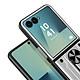 Acheter Avizar Coque pour Samsung Galaxy Z Flip 7 Antichoc avec Support Bague Magnétique Gris
