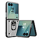 Avizar Coque pour Samsung Galaxy Z Flip 7 Antichoc avec Support Bague Magnétique Gris Cette coque possède une fonction magnétique compatible support voiture