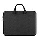 Dux Ducis Sacoche pour MacBook Pro 15 / 16" Zippée Imperméable avec Poignée Noir Compatible MacBook Pro 15 / 16"
