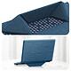 Avis Avizar Étui pour MacBook Pro 16" en Tissu avec Support Magnétique Pliable Bleu