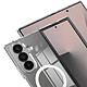 Avizar Coque MagSafe pour Galaxy Z Fold 7 Antichoc avec Support Magnétique Transparent pas cher