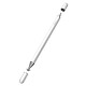 wiwu Stylet Tactile 2 en 1 pour Écran ou Papier avec Stylo Bille Intégré Blanc Combine stylet tactile et stylo bille, pour écrire aussi bien sur écran que sur papier