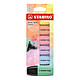 STABILO Surligneur BOSS MINI Pastel, étui carton de 6 Surligneur