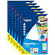 AGIPA Etui A5 ( 16F ) de 1792 étiquettes multi-usage Permanentes 12x18,3 mm Blanc x 6 Etiquette multi-usages