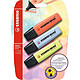 STABILO Pack de 3 surligneurs BOSS ORIGINAL Pastel citron vert bleu corail x 10 Surligneur