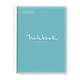 MIQUELRIUS Cahier A4 Carnet Emotions 80 Feuilles 90 g/m² Séyès Spirale Perforation 4 trous, Bleu ciel Carnet