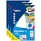 AGIPA Etui A5 ( 16F ) de 1792 étiquettes multi-usage Permanentes 12x18,3 mm Blanc x 3 Etiquette multi-usages