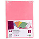 LIDERPAPEL Sous-chemise papier cartonné 180g/m² 310x230mm A4 rose pastel x 50 Chemise/Sous-dossier